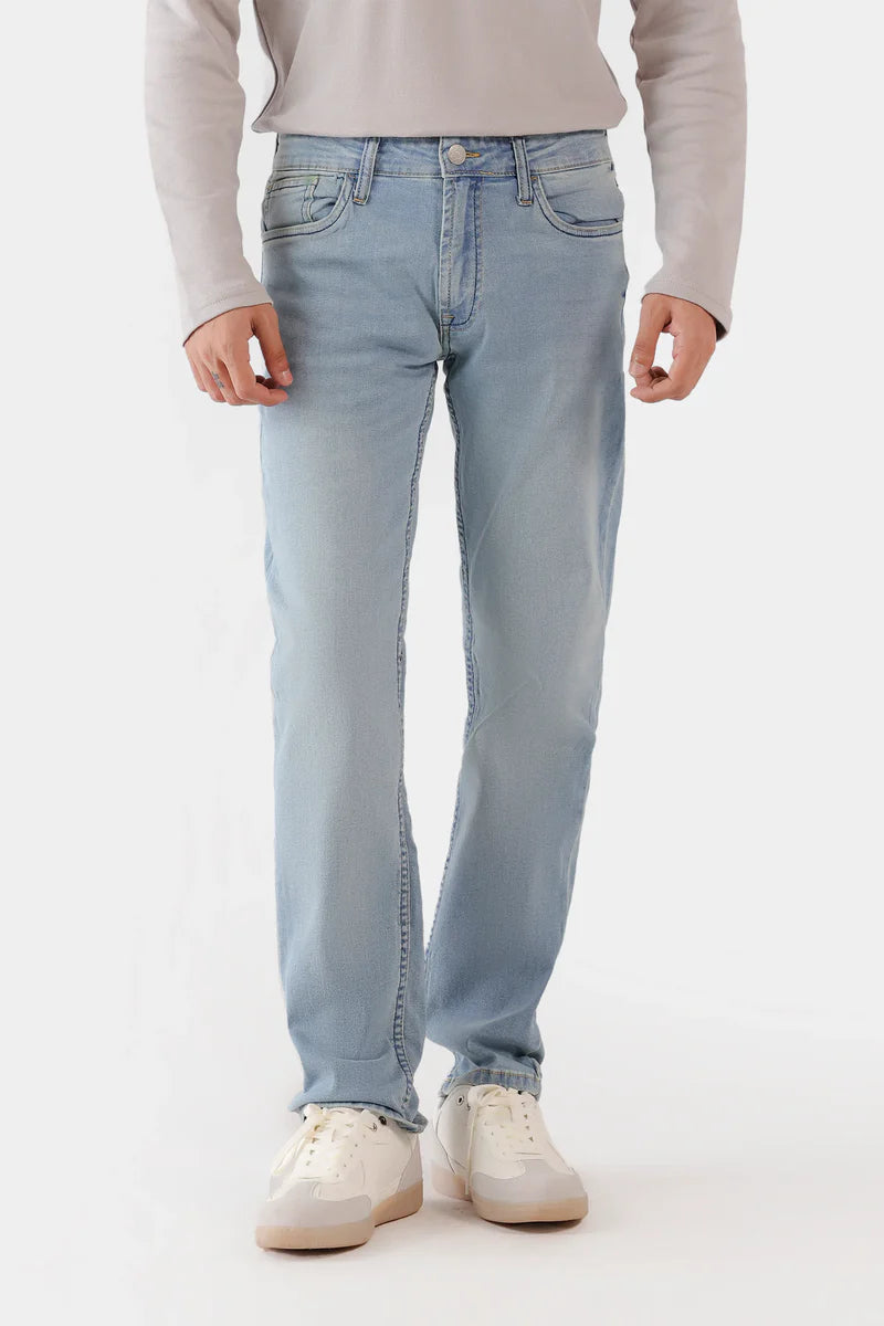 Slim Fit Jeans With Whiskers