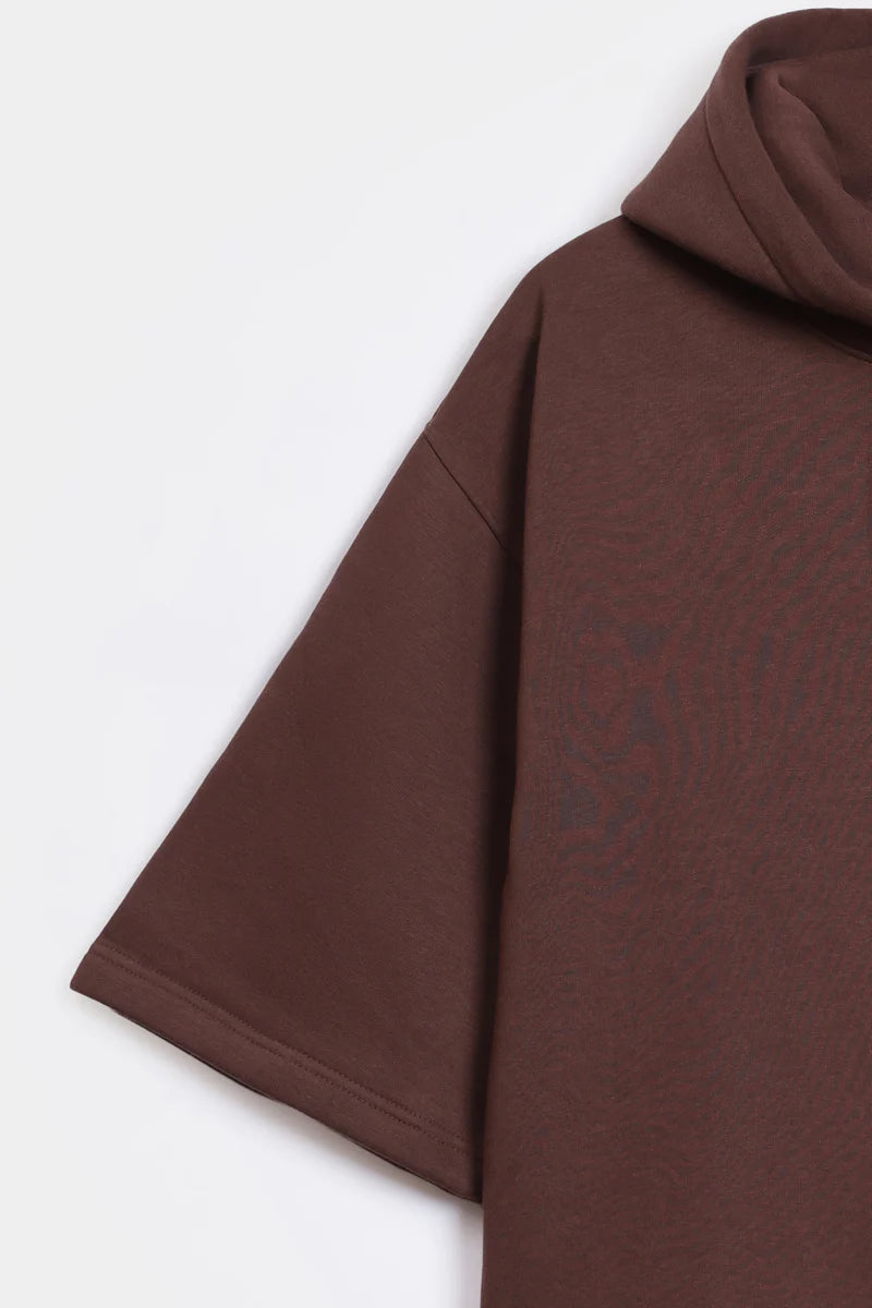 Short Sleeved Oversized Hoodie