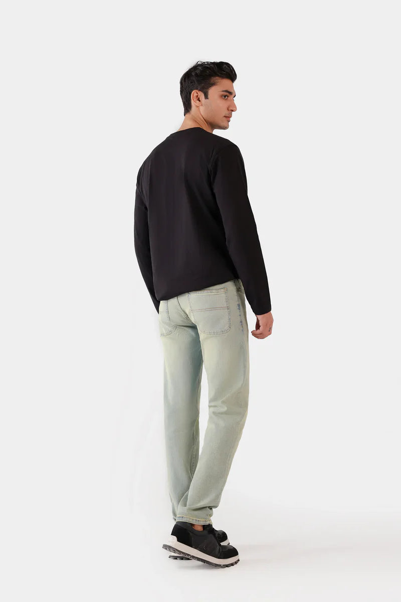 Slim Fit Light Wash Jeans