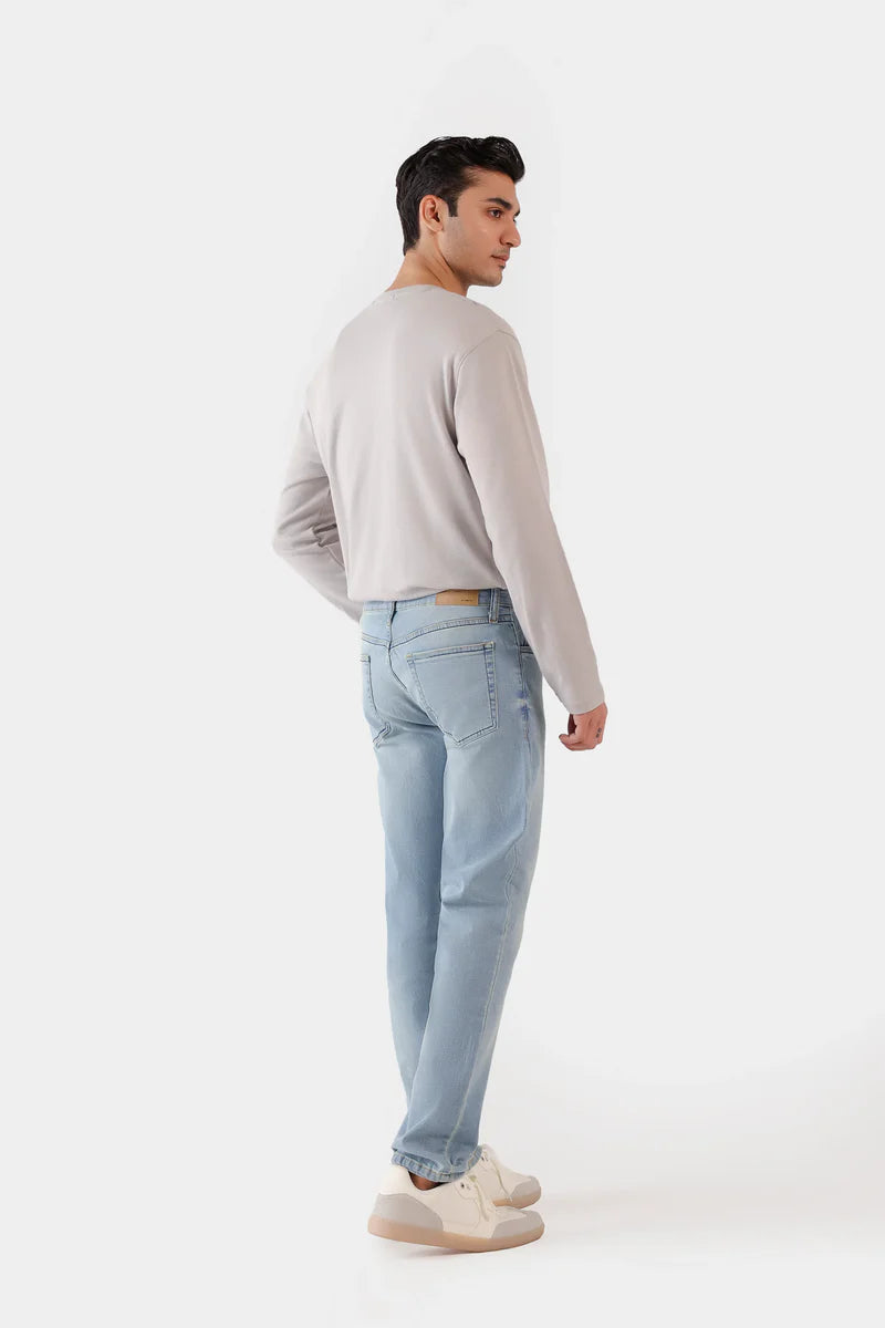 Slim Fit Jeans With Whiskers