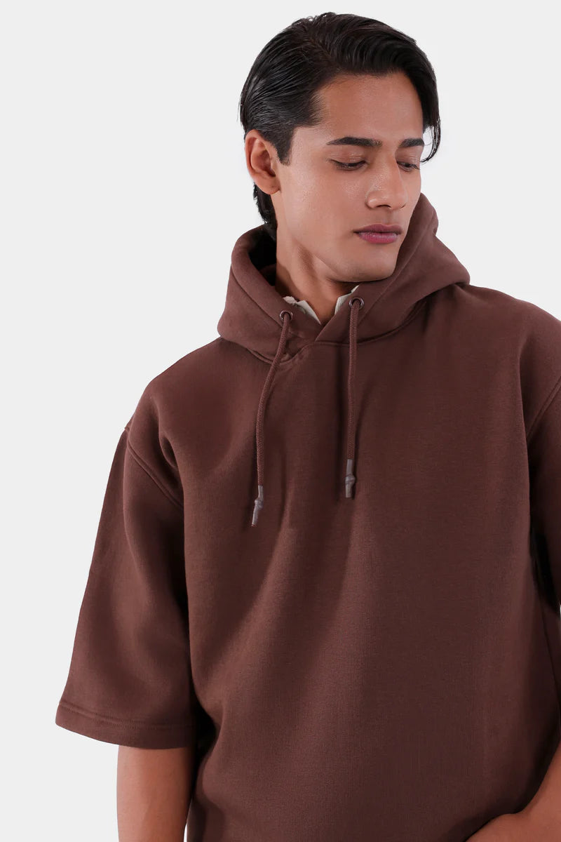 Short Sleeved Oversized Hoodie