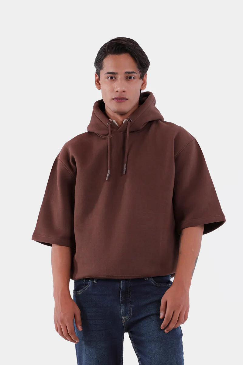 Short Sleeved Oversized Hoodie