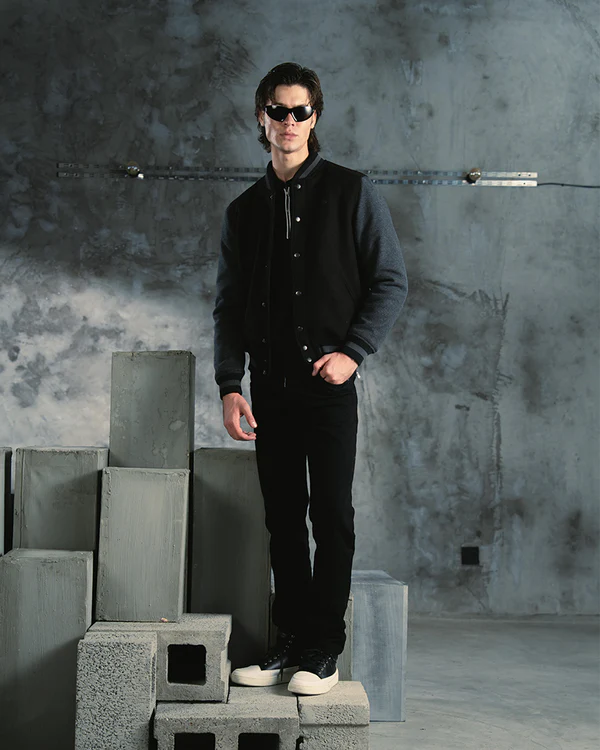 Varsity bomber jacket