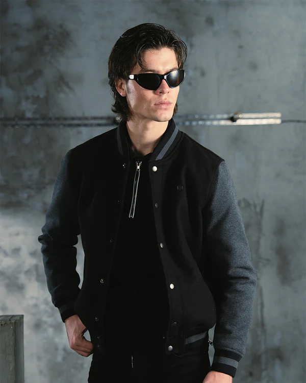 Varsity bomber jacket