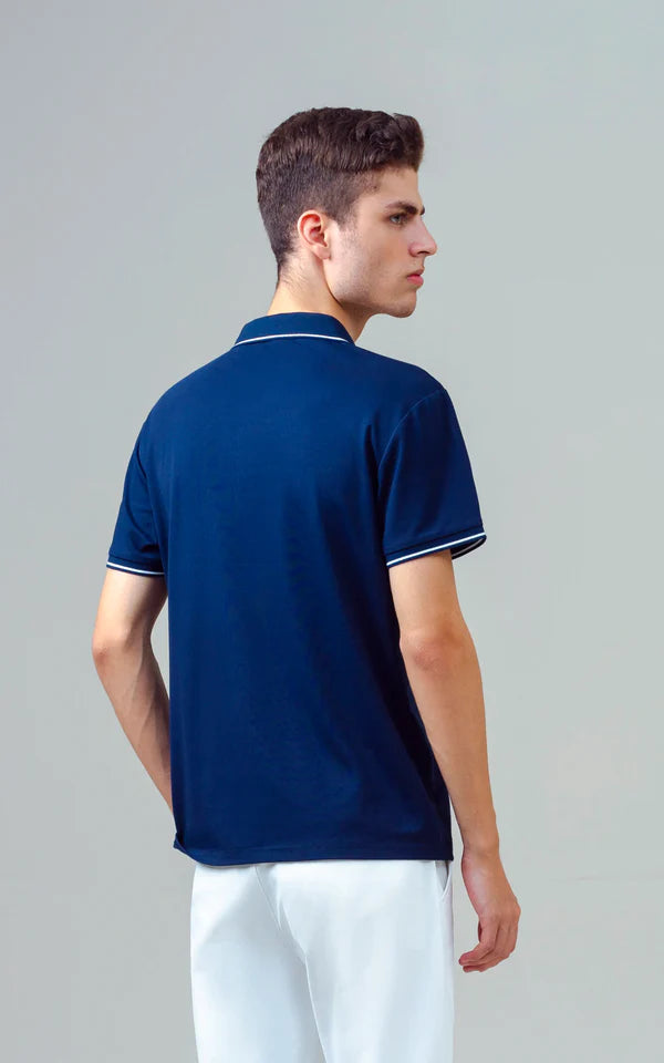 EXECUTIVE TIPPING POLO NAVY
