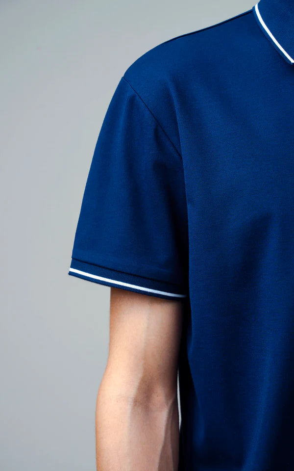 EXECUTIVE TIPPING POLO NAVY