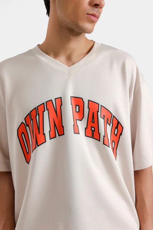 Activewear Slogan Print T-Shirt