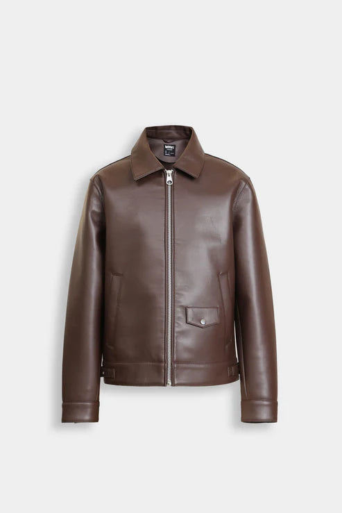 Faux Leather Biker Jacket