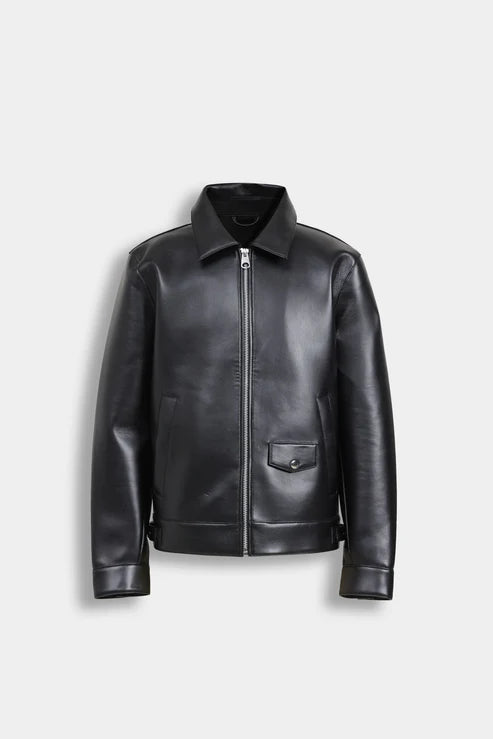 faux Leather Biker Jacket
