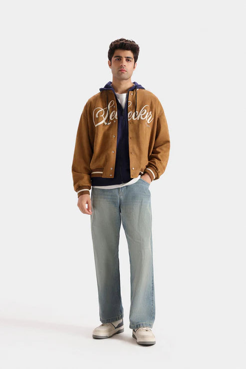 Varsity Suede Jacket