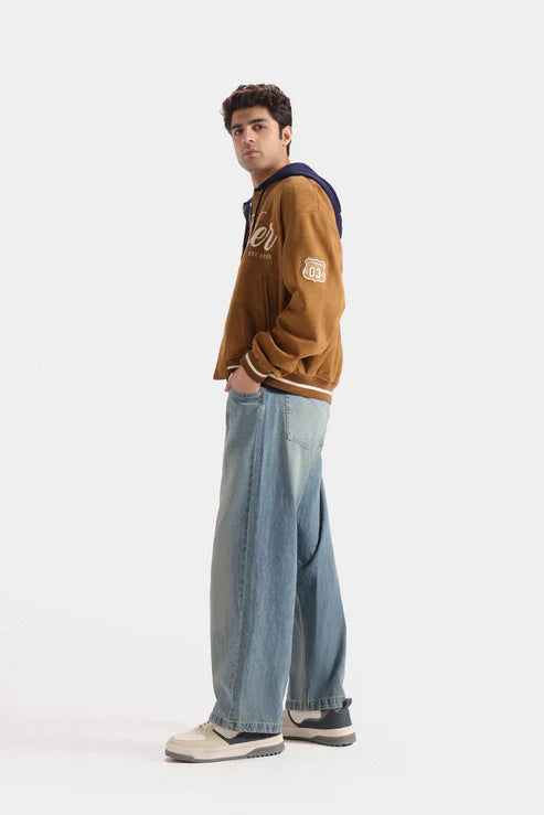 Varsity Suede Jacket