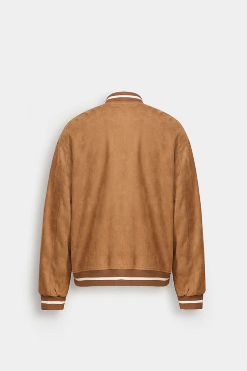 Varsity Suede Jacket