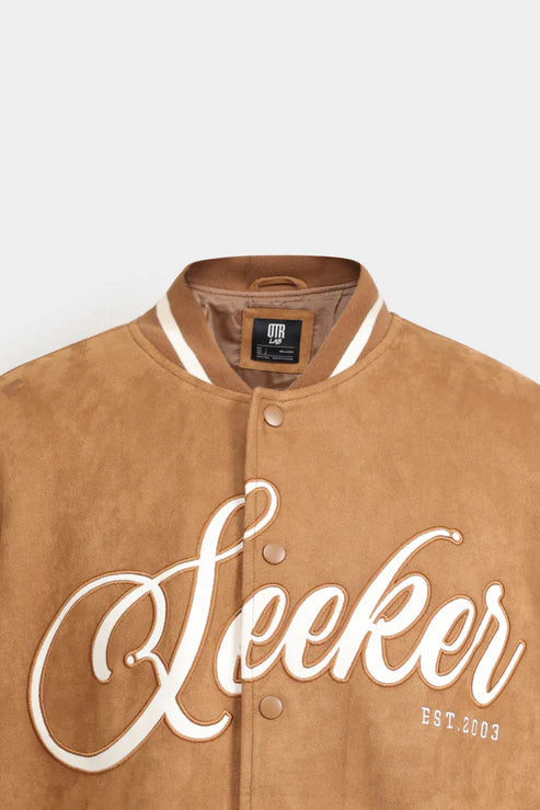 Varsity Suede Jacket