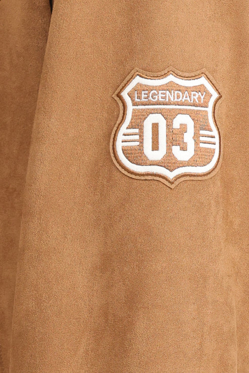 Varsity Suede Jacket