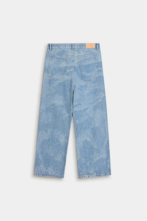 Baggy Jeans With Laser Print  Baggy Fit