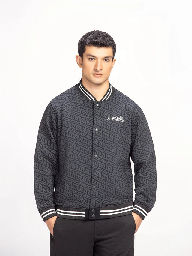 Knitted Varsity Jacket