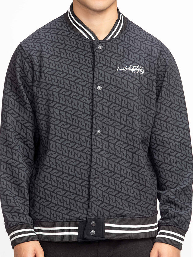 Knitted Varsity Jacket