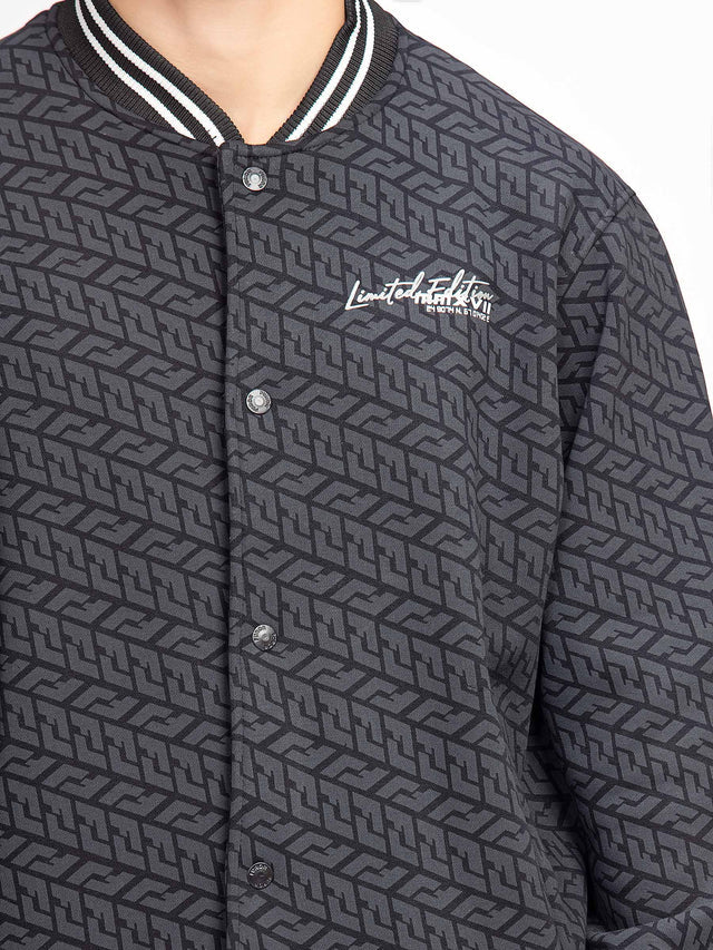 Knitted Varsity Jacket