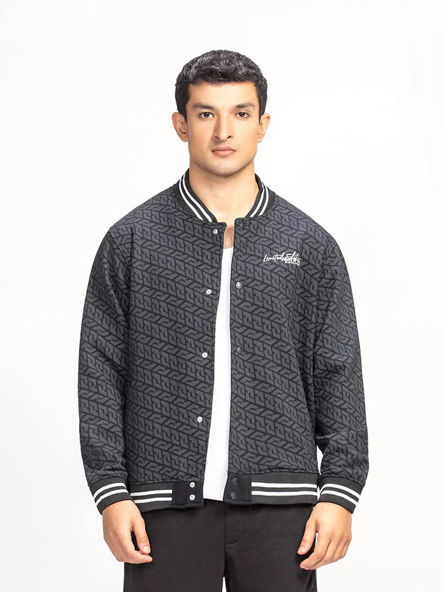 Knitted Varsity Jacket