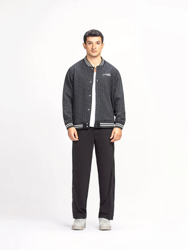 Knitted Varsity Jacket