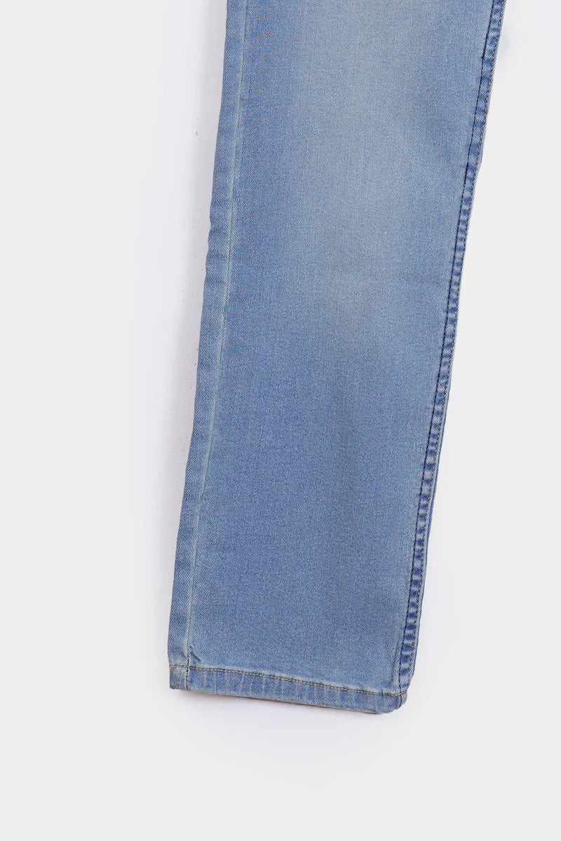 Slim Fit Jeans With Whiskers