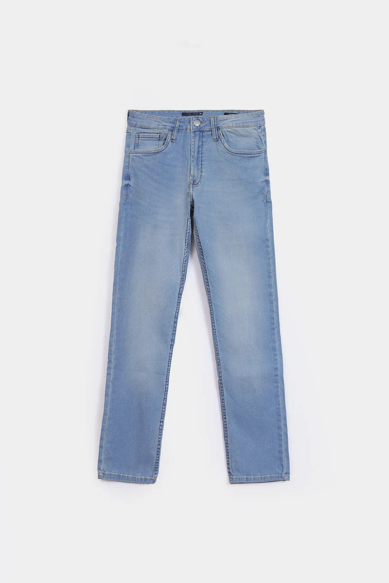 Slim Fit Jeans With Whiskers